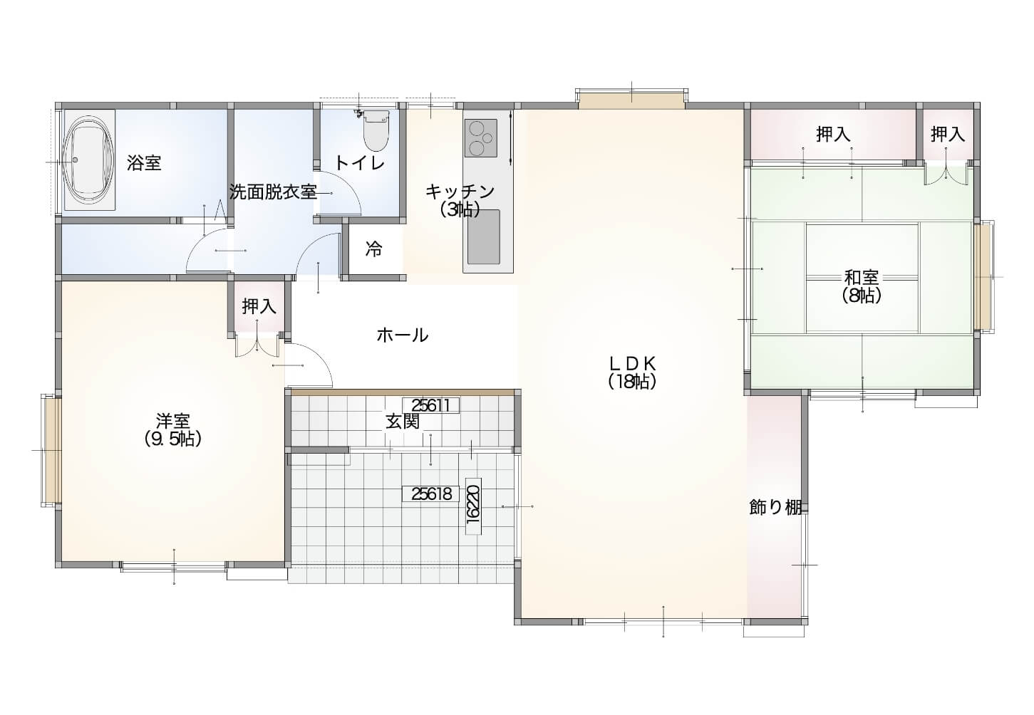 里山ハウス 間取り図